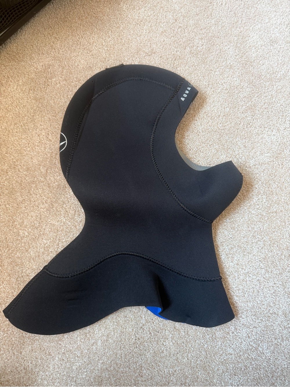 Aqua Lung Dive Hood Black Neoprene Scuba Dive Hood Scuba Gear NEW Size S